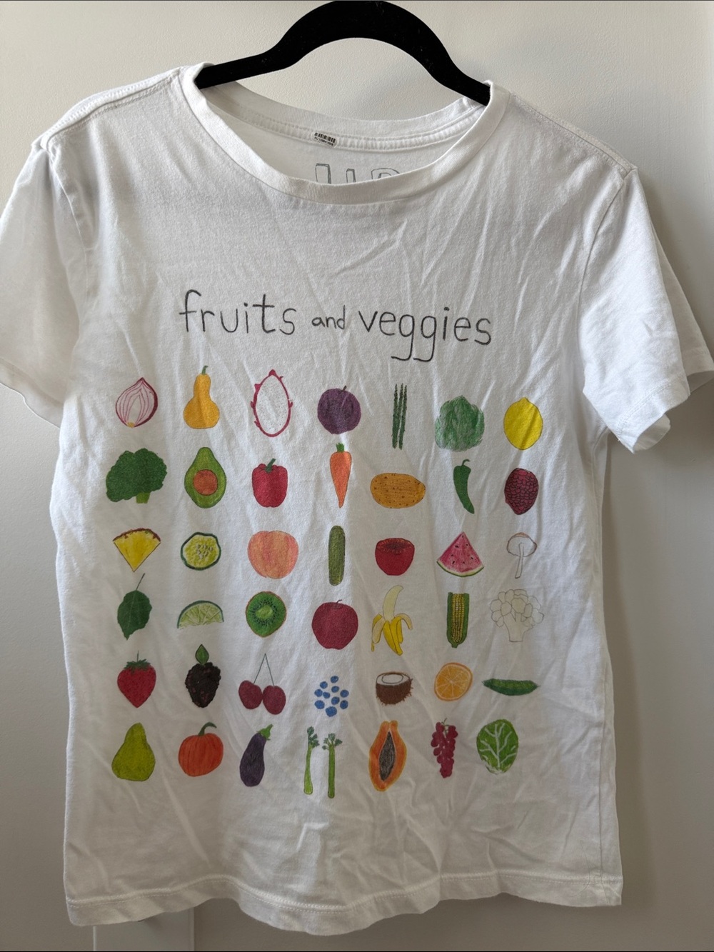 Unfortunate Portrait Fruits and Veggies Tee